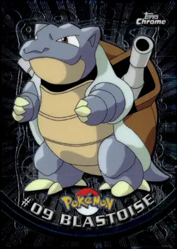 Pokemon Card -Blastoise 2000 Topps Chrome TV Animation Edition #09 Card - Image 1