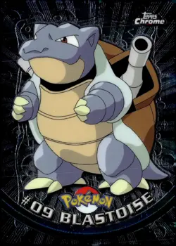 Pokemon Card -Blastoise 2000 Topps Chrome TV Animation Edition #09 Card - Image 3