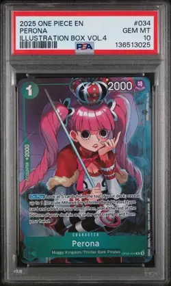Perona (Illustration Box Vol.4) OP09-034 One Piece Promotion Cards Foil - Image 1