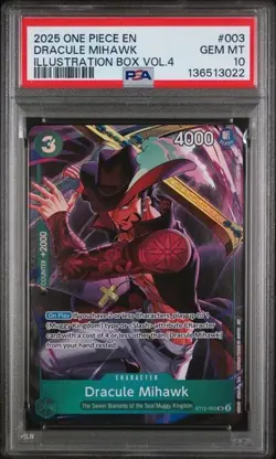 Dracule Mihawk (Illustration Box Vol.4) ST12-003 One Piece Promotion Cards Foil - Image 1