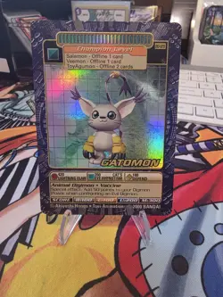 Digimon Gatomon BO-136 Holo Digi-Battle Series 3 Card 2000 - Image 1