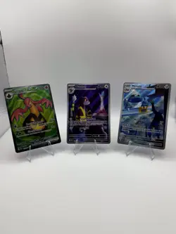 Chaos Rising Full Art 3-Card Lot Gourgeist ex 102/162 + More - Image 1