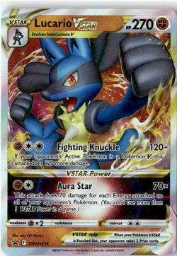 Lucario VSTAR - Holo Promo SWSH: Sword & Shield Promo Cards SWSH214 NM - Image 1