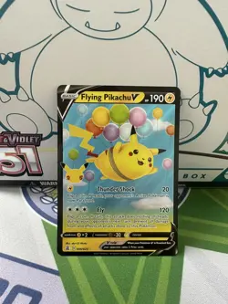 Flying Pikachu V - 006/025 - Pokemon Celebrations Sword Shield Rare Card NM - Image 1