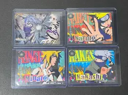 Kayou Naruto Jin 3 MR/UR Diamond 4 Card Lot NM. - Image 1