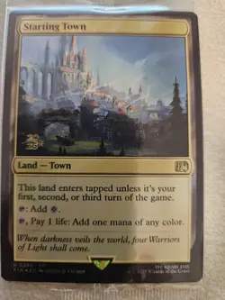 Starting Town -Foil MTG Promos: Prerelease Cards - SEALED - Image 1