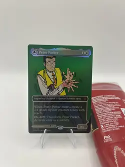 Peter Parker (0232) (Borderless) Marvel's Spider-Man Foil. Clean Card! - Image 1