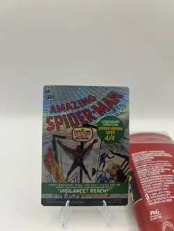 Peter Parker (0232) (Borderless) Marvel's Spider-Man Foil. Clean Card! - Image 2