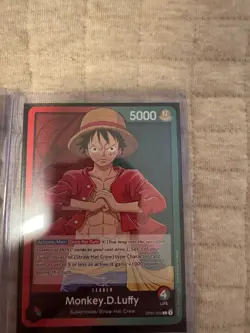 *PRE ERRATA* ONE PIECE Card Game Romance Dawn OP01-003 Monkey D Luffy Leader - Image 2