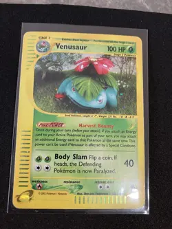 2002 Vintage Venusaur 30/165 - E-Reader Expedition Holo Rare - Pokemon TCG Card - Image 2