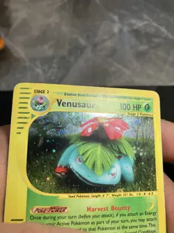 2002 Vintage Venusaur 30/165 - E-Reader Expedition Holo Rare - Pokemon TCG Card - Image 3