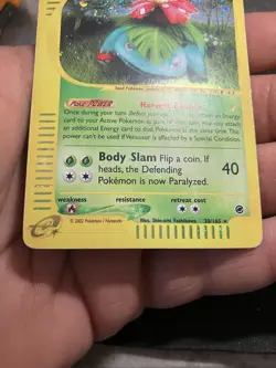 2002 Vintage Venusaur 30/165 - E-Reader Expedition Holo Rare - Pokemon TCG Card - Image 4
