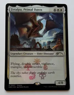 Zetalpa, Primal Dawn Media Promos Rare Foil EN White 1 4/8 NM-MINT MTG - Image 2