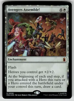 Avengers Assemble! Foil Mythic Marvel Super Heroes 6 MTG Near Mint 2026 - Image 1