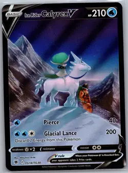 Ice Rider Calyrex V TG14/TG30 Trainer Gallery Astral Radiance Pokemon Card - NM - Image 1