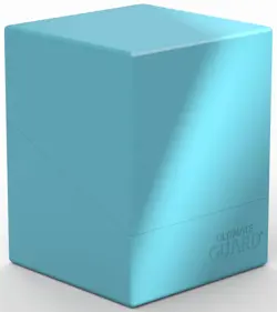 Ultimate Guard Solid Turquoise Boulder 100+ Deck Case NEW Card Storage Box ccg - Image 1