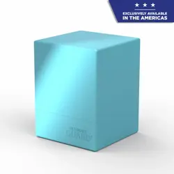 Ultimate Guard Solid Turquoise Boulder 100+ Deck Case NEW Card Storage Box ccg - Image 2