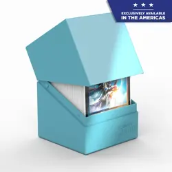 Ultimate Guard Solid Turquoise Boulder 100+ Deck Case NEW Card Storage Box ccg - Image 3