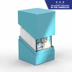 Ultimate Guard Solid Turquoise Boulder 100+ Deck Case NEW Card Storage Box ccg - Image 5
