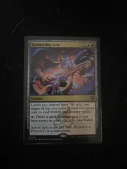 Mtg Resonating Lute - Secrets of Strixhaven + Bonus Foils - Image 1