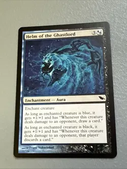 MTG Magic the Gathering Helm of the Ghastlord Shadowmoor - Image 1