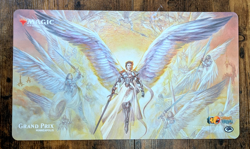 Rare MTG Grand Prix Minneapolis 2018 - TCG Event Promo Playmat Resplendent Angel - Image 1