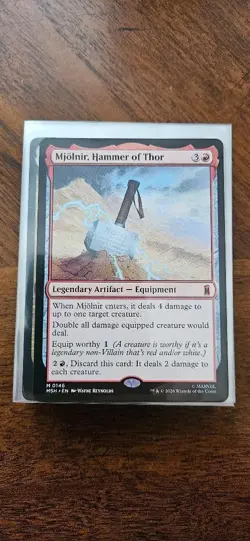 Mjolnir, Hammer of Thor - Marvel Super Heroes - MTG Regular #146 Mythic - Image 1