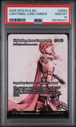 FINAL FANTASY: Through the Ages #54 Lightning, Lone Commando PSA 10 - Image 1