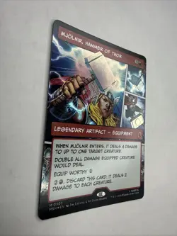 Mjolnir, Hammer of Thor (Borderless) (0303) Marvel Super Heroes Foil NM - Image 2