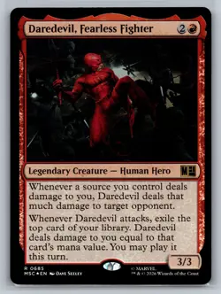 Commander: Marvel Super Heroes Daredevil, Fearless Fighter Foil 685 - Image 1