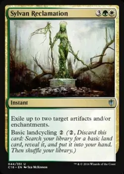 MTG Sylvan Reclamation Commander 2016 Uncommon NM/M - Image 1