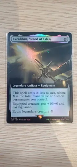Excalibur, Sword of Eden | Foil | Ext. Art | MTG | ACR | Near Mint | English EN - Image 1