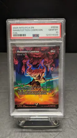 2025 MTG Final Fantasy Shantotto's Coercion Through the Ages FOIL 0034 PSA 10 - Image 1