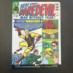 Daredevil, Man Without Fear (Borderless) (0398) Marvel Super Heroes Foil - Image 1