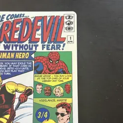 Daredevil, Man Without Fear (Borderless) (0398) Marvel Super Heroes Foil - Image 3