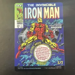 Marvel MTG Marvel Super Heroes The Invincible Iron Man 0392 Foil - Image 1
