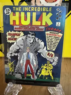Bruce Banner / The Incredible Hulk (Borderless) 0390 Marvel Super Heroes MTG NM - Image 1