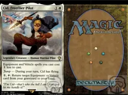 Cid, Freeflier Pilot 13 R Commander: FINAL FANTASY Magic: The Gathering NM/M - Image 2