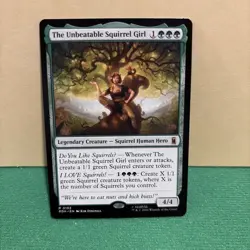Magic: The Gathering Unstable The Unbeatable Squirrel Girl Mythic Green 4/4 - Image 1