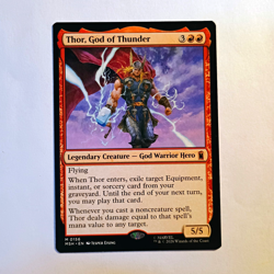 Thor, God of Thunder 0156 MTG Magic The Gathering Regular Mythic MSH NM - Image 1