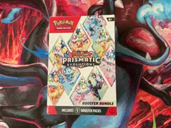 Pokemon TCG Scarlet & Violet Prismatic Evolutions Booster Bundle 6pk - Image 1