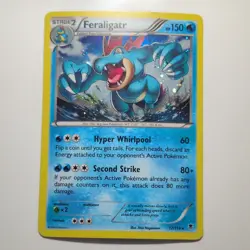 Pokemon TCG Feraligatr Phantom Forces 17/119 Exclusive Cosmos Holo Rare LP - Image 1