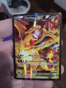 Pokemon Charizard EX #XY121 Holo Ultra Rare Black Star Promos, Mint/Nm Condition - Image 3
