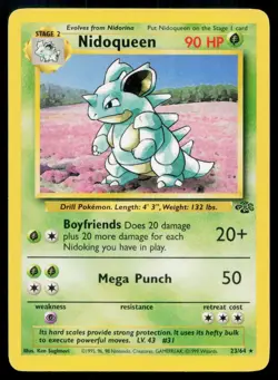 Nidoqueen 23/64 R Jungle Pokemon Unlimited MP - Image 1