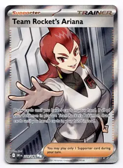 Team Rocket's Ariana SV10: Destined Rivals - Pokemon NM 224/182 - Image 1