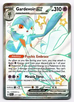 Gardevoir ex - SV: Paldean Fates - Pokemon NM 217/091 - Image 1