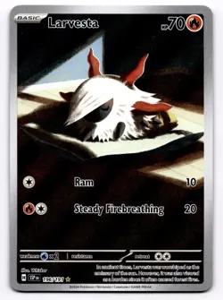 Larvesta SV08: Surging Sparks - Pokemon NM 196/191 - Image 1