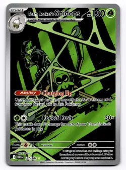 Team Rocket's Spidops SV10: Destined Rivals - Pokemon NM 187/182 - Image 1