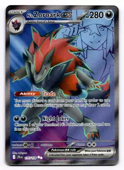 N's Zoroark ex SV09: Journey Together - Pokemon NM 175/159 - Image 1