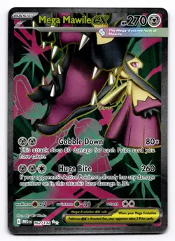 Mega Mawile ex ME01: Mega Evolution - Pokemon NM 162/132 - Image 1